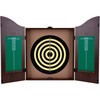 Toy Time Toy Time Dartboard Cabinet Set, Self-Healing Dart Game, Protective Case with 6 Steel Tip Darts 112686UEJ